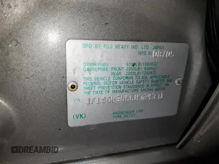 2006 Subaru Forester X with VIN JF1SG63656H724371, listed as a Copart auction lot 58783475 with 194,856 mi miles and Salvage title. Bid and sale history available at DreamBid. Image 13.