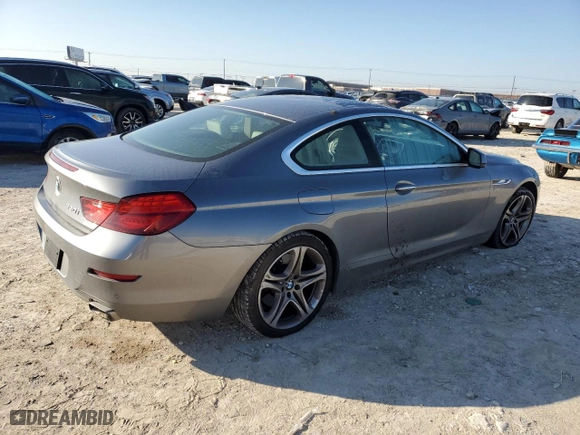 2012 BMW 6 Series 650i xDrive with VIN WBALX5C52CC894497, listed as a Copart auction lot 87381254 with 103,753 mi miles and Salvage Title. Bid and sale history available at carsss.com. Image 3.