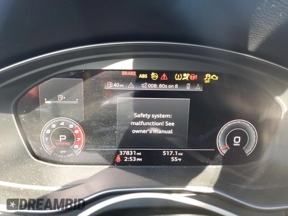 2021 Audi SQ5 Premium Plus with VIN WA1B4AFY3M2022417, listed as a Copart auction lot 40376364 with 37,831 mi miles and . Bid and sale history available at DreamBid. Image 9.