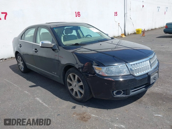 2008 Lincoln MKZ with VIN 3LNHM28T68R608324, listed as a IAAI auction lot 42085430 with 113,896 mi miles. Bid and sale history available at carsss.com. Image 1.