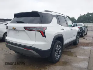2025 Chevrolet Equinox FWD LT with VIN 3GNAXHEG9SL183867, listed as a IAAI auction lot 42178528 with 14,931 mi miles and . Bid and sale history available at DreamBid. Image 4.
