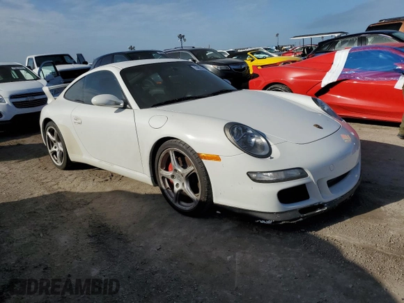 2007 Porsche 911 Carrera S with VIN WP0AB299X7S732999, listed as a Copart auction lot 74821674 with 0 mi miles and Salvage Title. Bid and sale history available at carsss.com. Image 4.