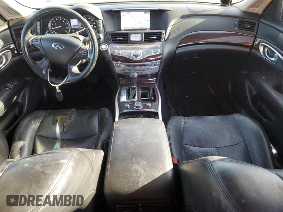2012 Infiniti M37 with VIN JN1BY1AP5CM332230, listed as a Copart auction lot 71890694 with 172,149 mi miles and Salvage Title. Bid and sale history available at carsss.com. Image 8.