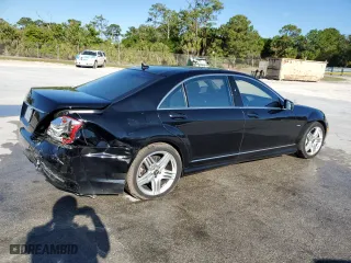 2012 Mercedes-Benz S-Class S 550 with VIN WDDNG7DB4CA472955, listed as a Copart auction lot 49275495 with 143,550 mi miles and Salvage Title. Bid and sale history available at carsss.com. Image 3.