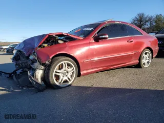 2003 Mercedes-Benz CLK-Class AMG with VIN WDBTJ76H33F048978, listed as a Copart auction lot 41576035 with 52,581 mi miles and Salvage Title. Bid and sale history available at carsss.com. Image 1.