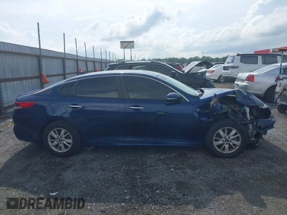 2018 Kia Optima LX with VIN 5XXGT4L37JG207956, listed as a IAAI auction lot 42121234 with 167,632 mi miles. Bid and sale history available at carsss.com. Image 14.