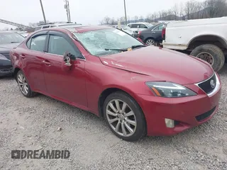 2007 Lexus IS 250 with VIN JTHCK262175013881, listed as a IAAI auction lot 41292352 with 149,533 mi miles. Bid and sale history available at carsss.com. Image 1.