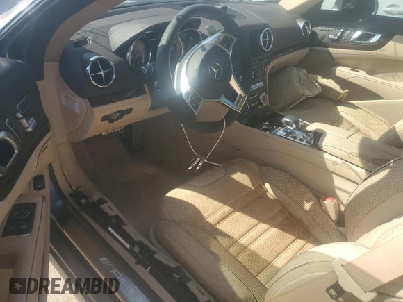 2013 Mercedes-Benz SL 63 AMG with VIN WDDJK7EA7DF015841, listed as a Copart auction lot 77587664 with Not provided miles and Non repairable. Bid and sale history available at DreamBid. Image 8.