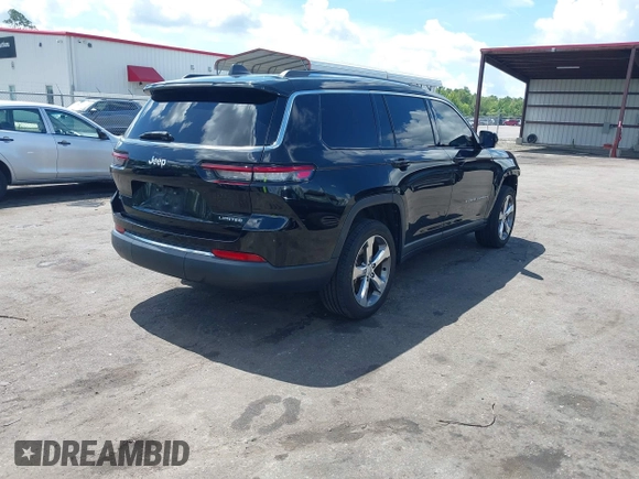 2021 Jeep Grand Cherokee Limited with VIN 1C4RJJBGXM8126684, listed as a IAAI auction lot 42664079 with 54,504 mi miles and . Bid and sale history available at DreamBid. Image 4.