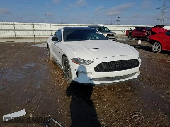 2022 Ford Mustang GT with VIN 1FA6P8CF0N5149979, listed as a Copart auction lot 48430095 with 33,523 mi miles and Salvage title. Bid and sale history available at DreamBid. Image 11.