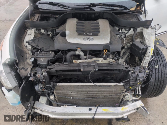 2012 Infiniti FX with VIN JN8BS1MW0CM180251, listed as a Copart auction lot 54678185 with 58,346 mi miles and Salvage Title. Bid and sale history available at DreamBid. Image 12.