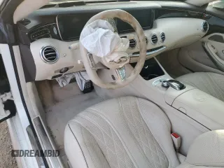 2016 Mercedes-Benz S 63 AMG with VIN WDDXJ7JB7GA011737, listed as a Copart auction lot 84930744 with Not Provided miles and Salvage Title. Bid and sale history available at DreamBid. Image 8.