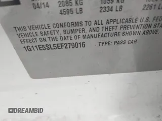 2014 Chevrolet Malibu LT with VIN 1G11E5SL5EF279016, listed as a IAAI auction lot 41910984 with 203,055 mi miles and . Bid and sale history available at DreamBid. Image 9.