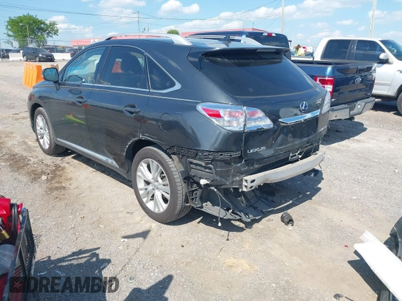 2010 Lexus RX 450h with VIN JTJBC1BA2A2003920, listed as a IAAI auction lot 42127344 with 147,015 mi miles and . Bid and sale history available at DreamBid. Image 3.