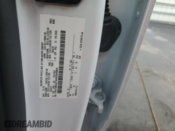 2019 Ford F-250 с VIN 1FD7W2ATXKED84985, выставлен на аукционе Copart как лот 51567545 с пробегом 146 726 миль миль и Списание • Salvage title. История ставок и продаж доступна на DreamBid. Изображение 12.