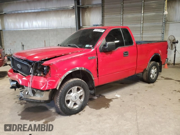 2004 Ford F-150 XL with VIN 1FTRF14WX4NB47364, listed as a Copart auction lot 51457995 with 142,319 mi miles and Salvage Title. Bid and sale history available at carsss.com. Image 1.