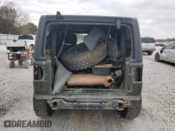 2021 Jeep Wrangler Sport with VIN 1C4GJXAN7MW535201, listed as a Copart auction lot 78378014 with 64,384 mi miles and Salvage Title. Bid and sale history available at DreamBid. Image 6.