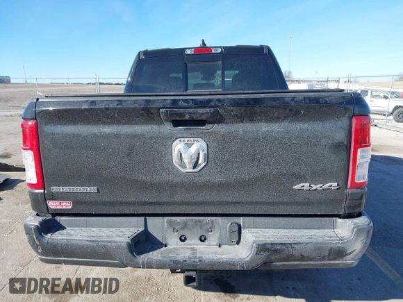 2022 Ram 1500 Big Horn with VIN 1C6RRFFG3NN427016, listed as a IAAI auction lot 41456388 with 21,350 mi miles. Bid and sale history available at carsss.com. Image 16.