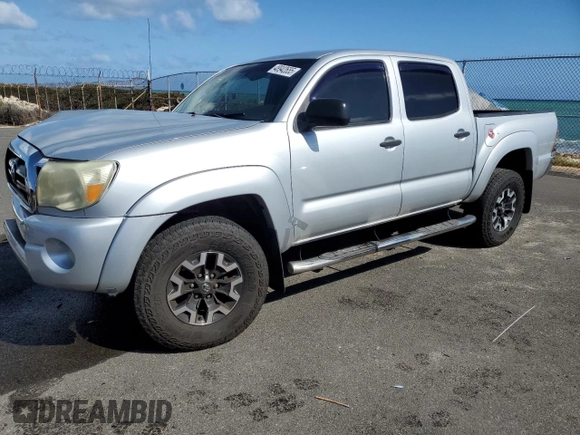 2007 Toyota Tacoma PreRunner with VIN 5TEJU62N77Z343077, listed as a Copart auction lot 48942655 with 153,120 mi miles and Salvage Title. Bid and sale history available at DreamBid. Image 1.