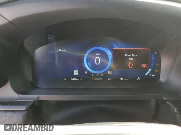 2020 Ford Explorer ST with VIN 1FM5K8GC4LGD17057, listed as a Copart auction lot 46979045 with 37,832 mi miles and Salvage Title. Bid and sale history available at DreamBid. Image 9.