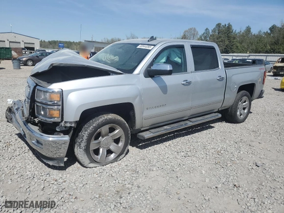 2015 Chevrolet Silverado 1500 LTZ with VIN 3GCUKSEC3FG202426, listed as a Copart auction lot 50644095 with 0 mi miles and Salvage Title. Bid and sale history available at carsss.com. Image 1.