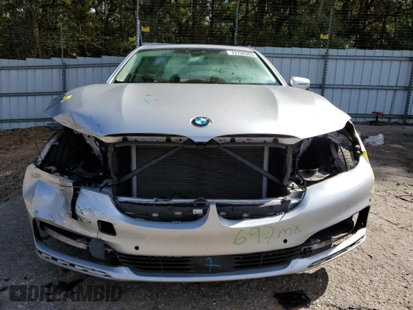 2018 BMW 7 Series 750i with VIN WBA7F0C53JGM22810, listed as a Copart auction lot 72796303 with 63,047 mi miles. Bid and sale history available at carsss.com. Image 5.