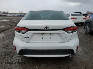 2021 Toyota Corolla L with VIN 5YFBPMBE3MP267780, listed as a Copart auction lot 49126495 with 47,678 mi miles and Salvage Title. Bid and sale history available at carsss.com. Image 6.