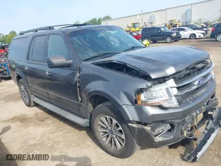 2017 Ford Expedition EL XLT with VIN 1FMJK1JT6HEA01144, listed as a IAAI auction lot 40183531 with 137,417 mi miles. Bid and sale history available at carsss.com. Image 1.