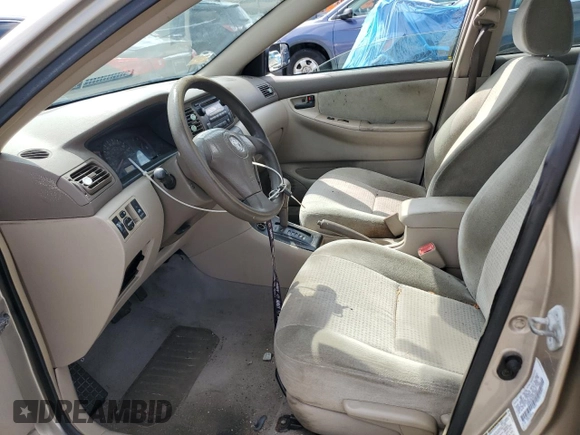 2006 Toyota Corolla CE with VIN 1NXBR32E96Z598384, listed as a Copart auction lot 58246905 with 199,997 mi miles and Salvage title. Bid and sale history available at DreamBid. Image 7.