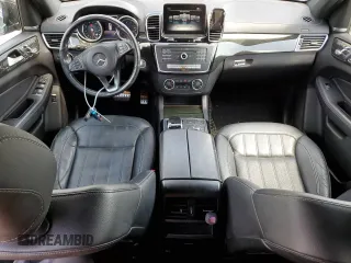 2017 Mercedes-Benz GLS 450 with VIN 4JGDF6EE7HA985714, listed as a Copart auction lot 53580884 with 87,158 mi miles and Salvage Title. Bid and sale history available at DreamBid. Image 8.