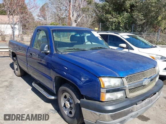 2004 Chevrolet Silverado 1500 Work Truck with VIN 1GCEC14X44Z140886, listed as a IAAI auction lot 41681183 with 209,844 mi miles. Bid and sale history available at carsss.com. Image 1.