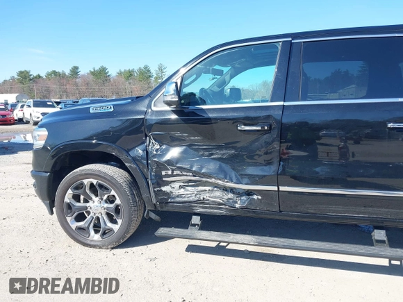2021 Ram 1500 Limited with VIN 1C6SRFHT2MN564183, listed as a IAAI auction lot 41965741 with 48,993 mi miles and . Bid and sale history available at DreamBid. Image 6.