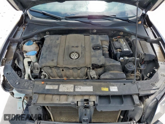 2012 Volkswagen Passat S with VIN 1VWAH7A30CC096307, listed as a Copart auction lot 63199545 with 120,348 mi miles and Salvage title. Bid and sale history available at DreamBid. Image 11.