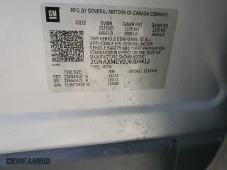 2018 Chevrolet Equinox Premier with VIN 2GNAXMEV2J6304412, listed as a Copart auction lot 49842755 with 155,287 mi miles and Salvage Title. Bid and sale history available at carsss.com. Image 13.
