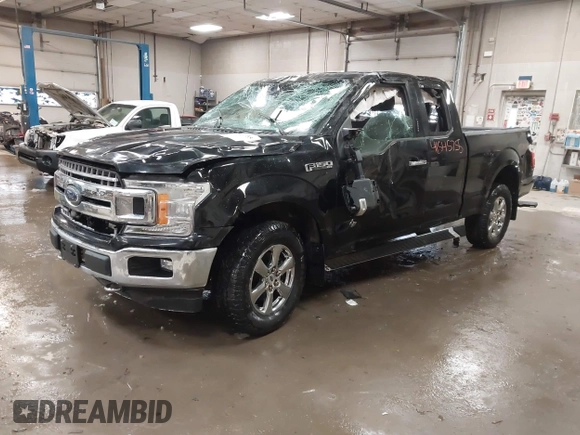 2018 Ford F-150 XL with VIN 1FTFX1EG6JFA03324, listed as a IAAI auction lot 41545755 with 98,799 mi miles. Bid and sale history available at carsss.com. Image 2.