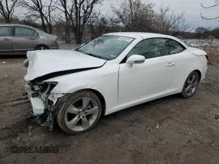 2010 Lexus IS 250 C z VIN JTHFF2C27A2509282, wystawiony jako Copart lot #86063204 z przebiegiem 109 297 mil mil oraz Szkoda całkowita • Salvage title. Historia ofert i sprzedaży dostępna na DreamBid. Obrazek 1.