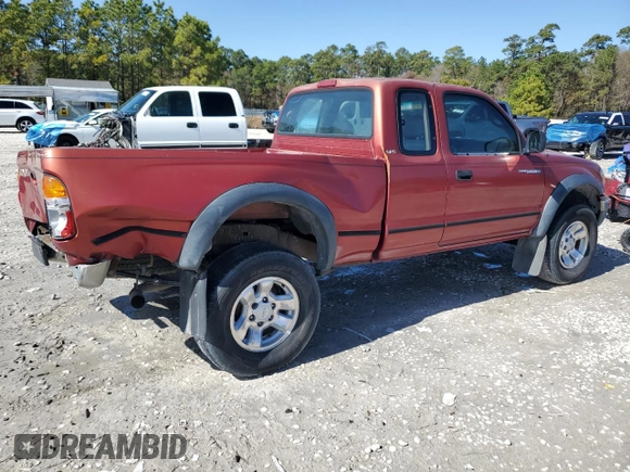 2002 Toyota Tacoma PreRunner with VIN 5TESM92N62Z111116, listed as a Copart auction lot 43578445 with 341,236 mi miles and Salvage title. Bid and sale history available at DreamBid. Image 3.