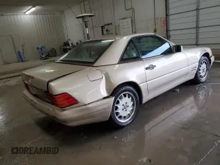 1997 Mercedes-Benz SL-Class with VIN WDBFA67F5VF147986, listed as a Copart auction lot 84255574 with 158,607 mi miles and Salvage Title. Bid and sale history available at carsss.com. Image 3.