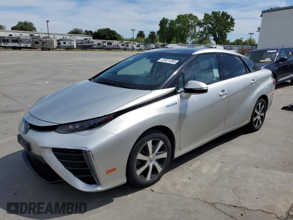 2017 Toyota Mirai with VIN JTDBVRBD5HA003769, listed as a Copart auction lot 52921395 with 78,710 mi miles and Clean Title. Bid and sale history available at DreamBid. Image 1.