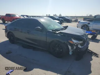 2025 Honda Civic Sport with VIN 2HGFE2F59SH539467, listed as a Copart auction lot 52300485 with 5,527 mi miles and Salvage title. Bid and sale history available at DreamBid. Image 4.