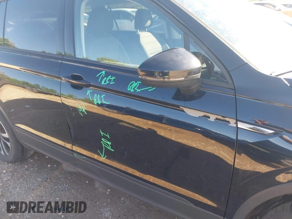 2023 Volkswagen Tiguan S with VIN 3VVRB7AX0PM120136, listed as a IAAI auction lot 42068030 with 46,220 mi miles and . Bid and sale history available at DreamBid. Image 6.