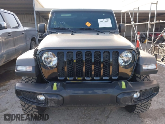2022 Jeep Gladiator Texas Trail с VIN 1C6HJTAG7NL148818, выставлен на аукционе IAAI как лот 41870129 с пробегом 23 342 миль миль и . История ставок и продаж доступна на DreamBid. Изображение 12.