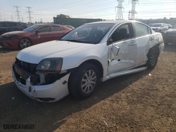 2010 Mitsubishi Galant FE with VIN 4A32B2FF6AE008597, listed as a Copart auction lot 54932304 with 125,195 mi miles and Salvage Title. Bid and sale history available at carsss.com. Image 1.