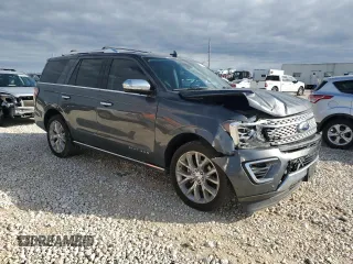2019 Ford Expedition Platinum with VIN 1FMJU1LT9KEA34962, listed as a Copart auction lot 81059904 with 136,142 mi miles and Salvage Title. Bid and sale history available at carsss.com. Image 4.