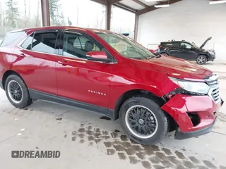 2018 Chevrolet Equinox LT with VIN 3GNAXSEV6JS568254, listed as a IAAI auction lot 41980375 with 81,371 mi miles. Bid and sale history available at carsss.com. Image 1.