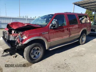 2004 Ford Excursion Eddie Bauer with VIN 1FMSU45P24EA16957, listed as a Copart auction lot 87872685 with 92,621 mi miles and Non Repairable. Bid and sale history available at DreamBid. Image 1.