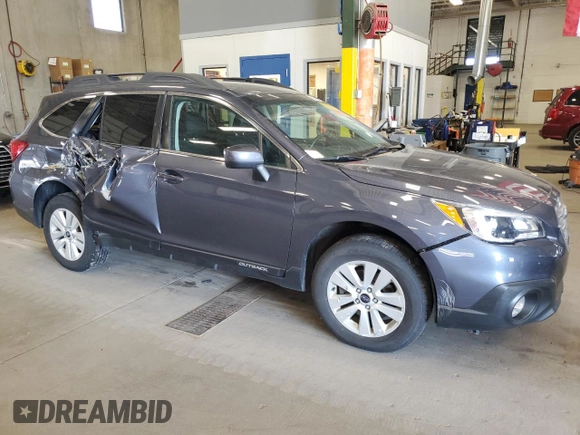 2017 Subaru Outback Premium z VIN 4S4BSACC3H3346998, wystawiony jako Copart lot #56209935 z przebiegiem 50 636 mil mil oraz Szkoda całkowita • Salvage title. Historia ofert i sprzedaży dostępna na DreamBid. Obrazek 4.