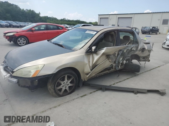 2003 Honda Accord LX with VIN 1HGCM56313A031516, listed as a Copart auction lot 60089155 with 300,380 mi miles and Salvage title. Bid and sale history available at DreamBid. Image 1.