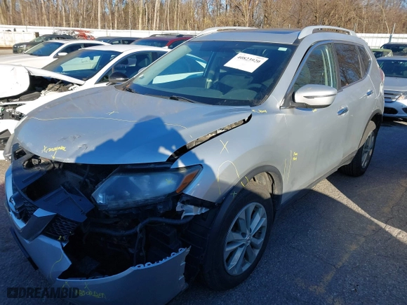 2016 Nissan Rogue S with VIN 5N1AT2MM8GC730313, listed as a IAAI auction lot 40823920 with 140,036 mi miles. Bid and sale history available at carsss.com. Image 17.