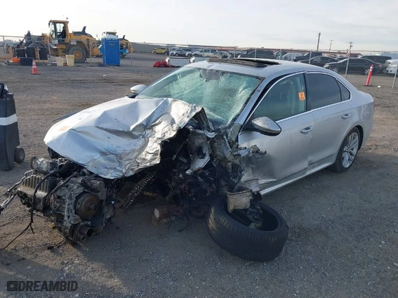 2017 Volkswagen Passat 1.8T SE w/Technology with VIN 1VWGT7A34HC053069, listed as a IAAI auction lot 41419762 with 1 mi miles. Bid and sale history available at carsss.com. Image 2.
